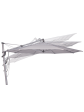 13' AKZP CANTILEVER UMBRELLA BLACK FRAME W/ #5404 NATURAL CANOPY
